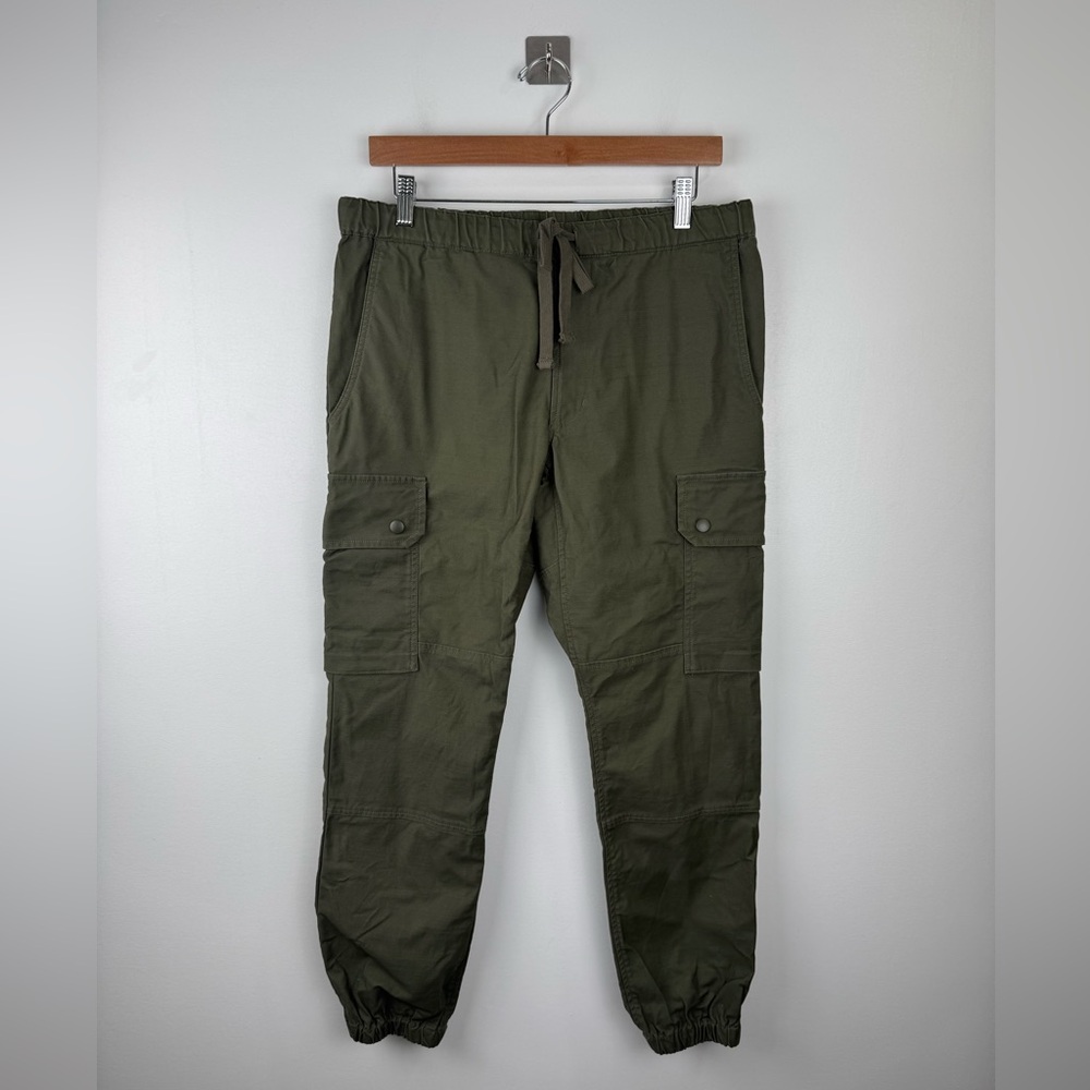 Beams Plus Men 6 Pocket Gym Pant Green Size Medium